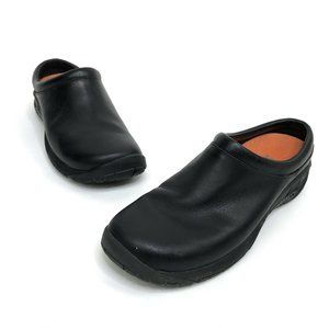 Merrell Encore Nova 2 Slip On Clogs Shoes Womens Size 9 Black Leather J598430